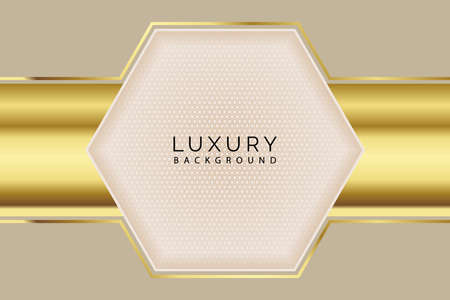 Luxury golden abstract shaded background can be used for greetings, cards, invitation, wallpaper, web, blog, graphic & printing.のイラスト素材