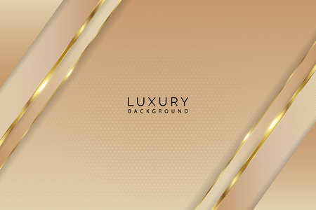 Gold luxury abstract background can be used for greetings, cards, invitation, wallpaper, web, blog, graphic & printing.のイラスト素材