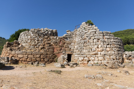 Nuraghe Palmavera is in the countryside of Alghero  Sardinia の写真素材