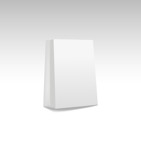 Empty Shopping Bag on white for advertising and brandingのイラスト素材