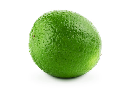 Lime isolated on white background.