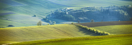 April on the hills of Slovakiaの写真素材