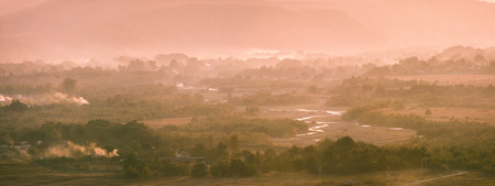 Carpathian village in septemberの写真素材