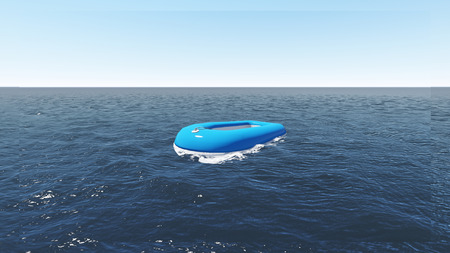 Boat and seaの写真素材