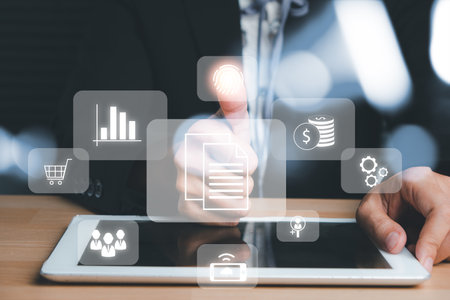 Back to school background with books, pencil and ruler on white backgrounds with copy space.の写真素材