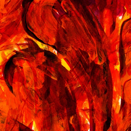 fire red watercolor backgroundの写真素材