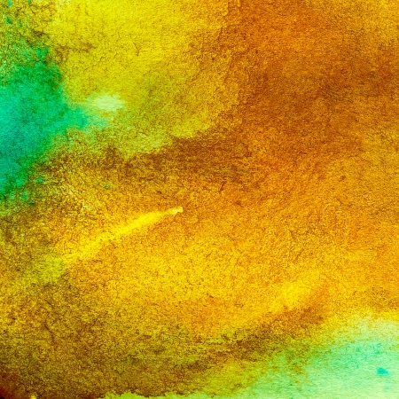 art macro texture brown green watercolors with brush strokesの写真素材