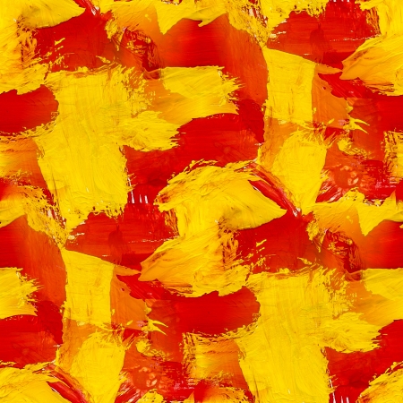 orange seamless gouache watercolors backgroundの写真素材