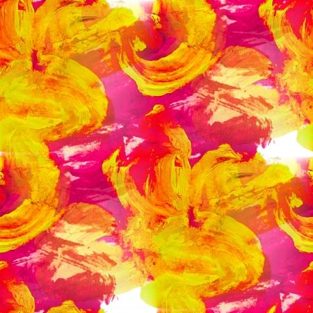 orange seamless texture  picture abstract watercolor backgroundの写真素材