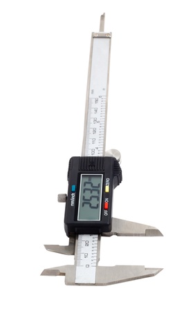digital electronic caliper isolated の写真素材