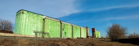 granary warehouse building Russian viewのeditorial素材