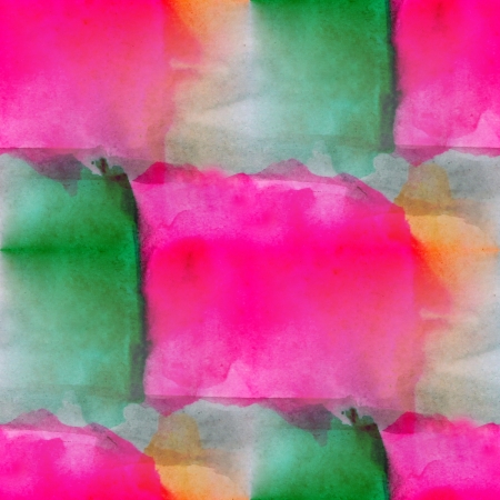 abstract pink green watercolor seamless texture hand painted backgroundの写真素材