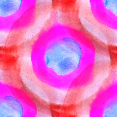 abstract pink, red, blue watercolor seamless texture hand painted backgroundの写真素材