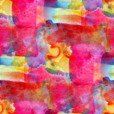 grunge band pink, blue, yellow, vanguard texture watercolor seamless, band background drawn background, business background, abstract retro backgroundの写真素材
