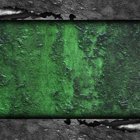 texture green background metal rust rusty old paint grunge ironの写真素材