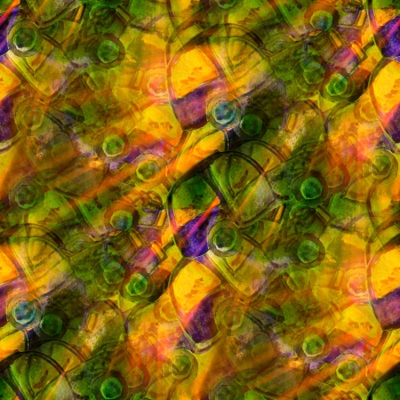 design watercolor car seamless yellow, green background textureの写真素材