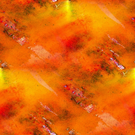 seamless background watercolor texture abstract yellow, orange pの写真素材