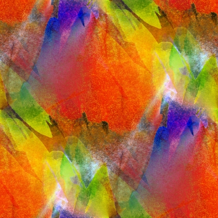 background seamless watercolor texture red, yellow, green abstraの写真素材