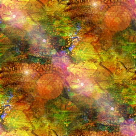 sun glare art seamless texture, background watercolor yellow abstract brushの写真素材
