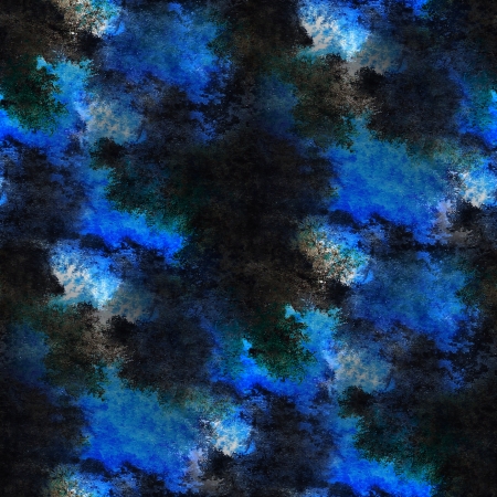 watercolor seamless texture blue, black background paint abstract pattern water watercolour  paper artの写真素材