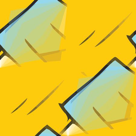 seamless texture yellow, blue (EPS 8) america ancient background wallpaper cubism impressionismの写真素材