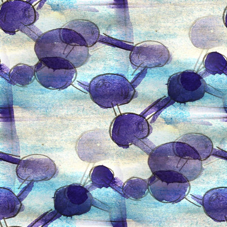 grunge  ancient ornament drawing usa colorful pattern water blueの写真素材