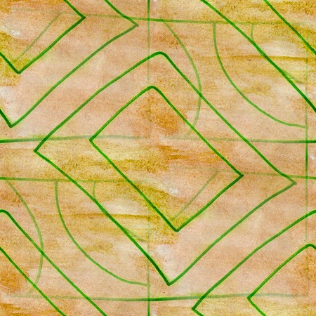 seamless pattern watercolor brown, green texture background wallpaper hand-drawingの写真素材