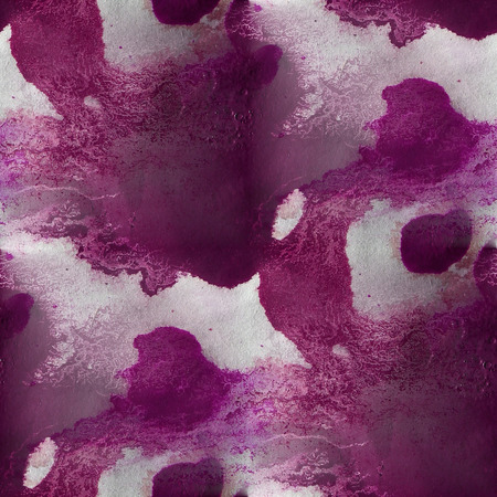 watercolor texture  violet, white background wallpaper seamless pattern hand-drawingの写真素材