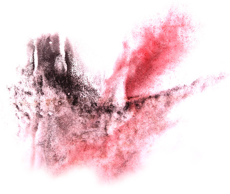 modern art wallpaper seamless  red, black pattern hand-drawing watercolor texture backgroundの写真素材