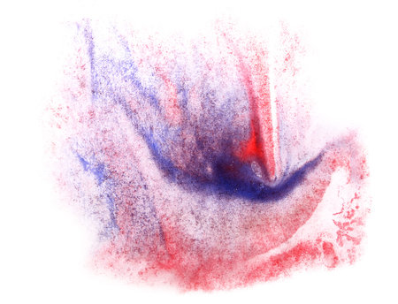 modern art blue, red texture background wallpaper vintage pattern hand-drawing design seamless watercolorの写真素材