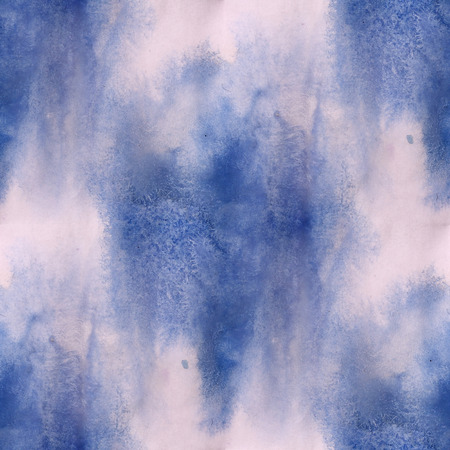 contemporary  art  seamless blue, white texture watercolor unusual wallpapersの写真素材