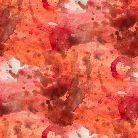 vintage pattern red design seamless watercolor texture background wallpaper hand-drawingの写真素材