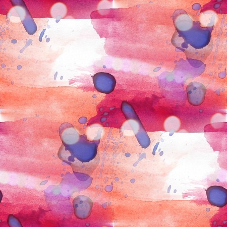 bokeh colorful pattern water texture paint abstract seamless red, blue watercolor color backgroundの写真素材