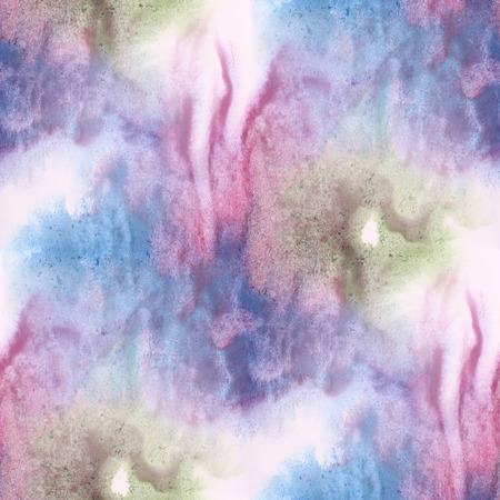 seamless  watercolor texture blue, green, purple art for your wallpaper  businessの写真素材