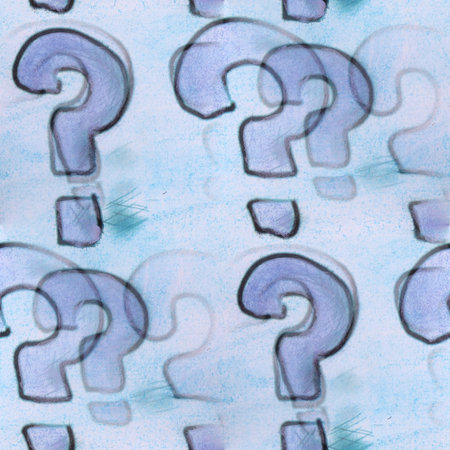 Seamless color question ancient ornament  wallpaper background