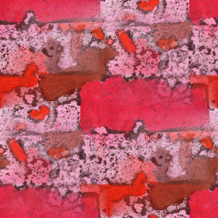 seamless red brown large squares texture background wallpaper pattern ancientの写真素材