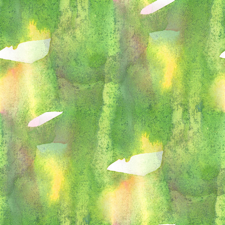 wallpaper  green yellow art seamless watercolor pattern background abstract texture water paper  designの写真素材