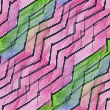 seamless   strip wallpaper watercolor art abstract backgroundの写真素材