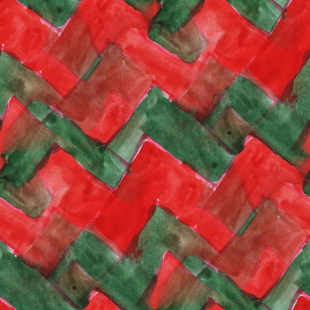 art zigzag  line ornament seamless watercolor handmade abstractの写真素材