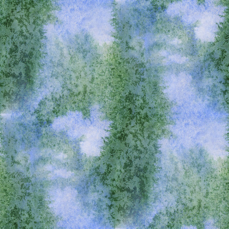 seamless  blue green water paint pattern art abstract watercolor background hand paintedの写真素材