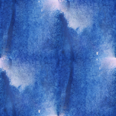 unique  blue abstract seamless watercolor color pattern painting brush watercolour backgroundの写真素材