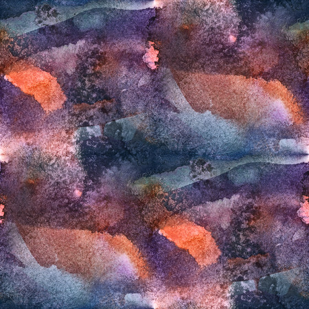 colorful abstract seamless watercolor for brown purple background. digital art painting wallpaperの写真素材