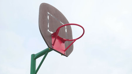 old basketball hoop basketball sport yard