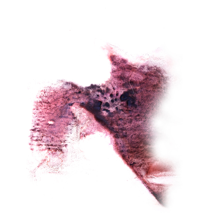 paint  splash  ink brown blot and white abstract art brushes isolatedの写真素材