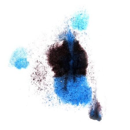 paint  splash  ink  burgundy,  blue blot and white abstractの写真素材