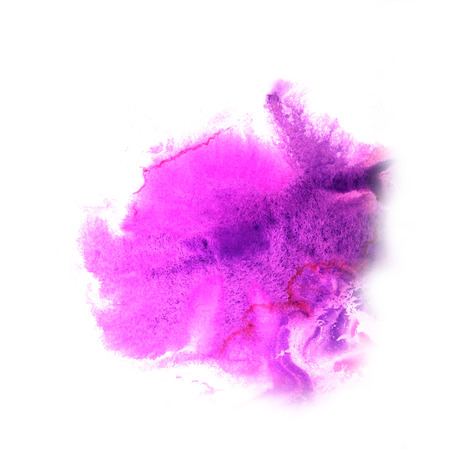 paint  splash  ink lilac blot and white abstract art brushes isolatedの写真素材