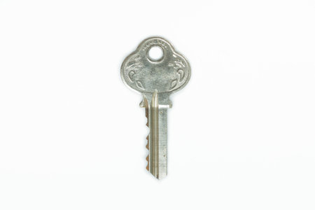 Key isolate on white background.