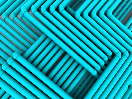 Abstact tubes communications. 3dの写真素材