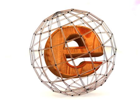 symbol for internet. 3dの写真素材