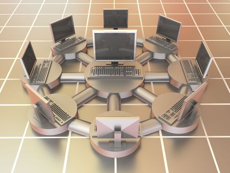 local networkの写真素材